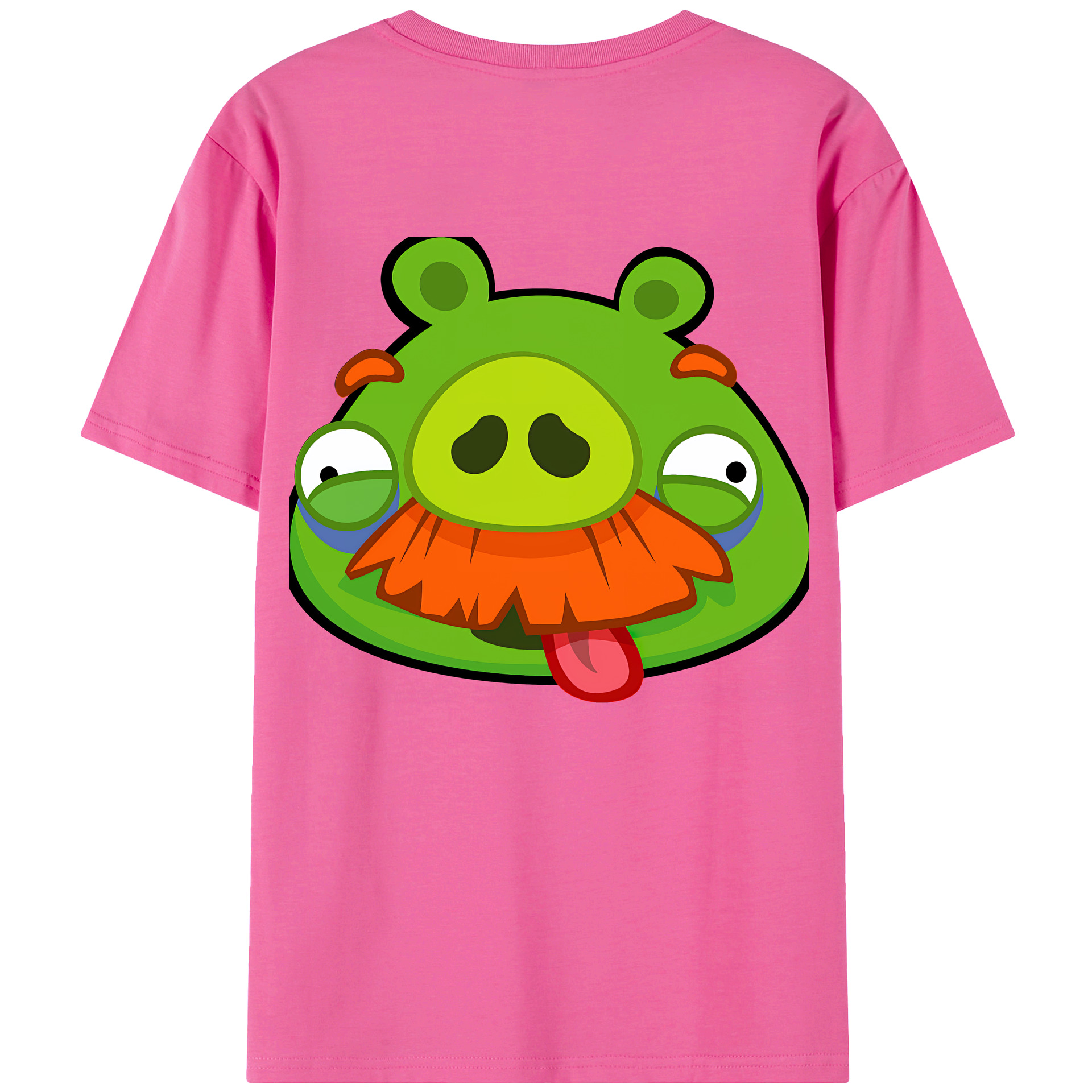 Angry Birds アングリーバード レディース半袖Tシャツ(バックプリント)